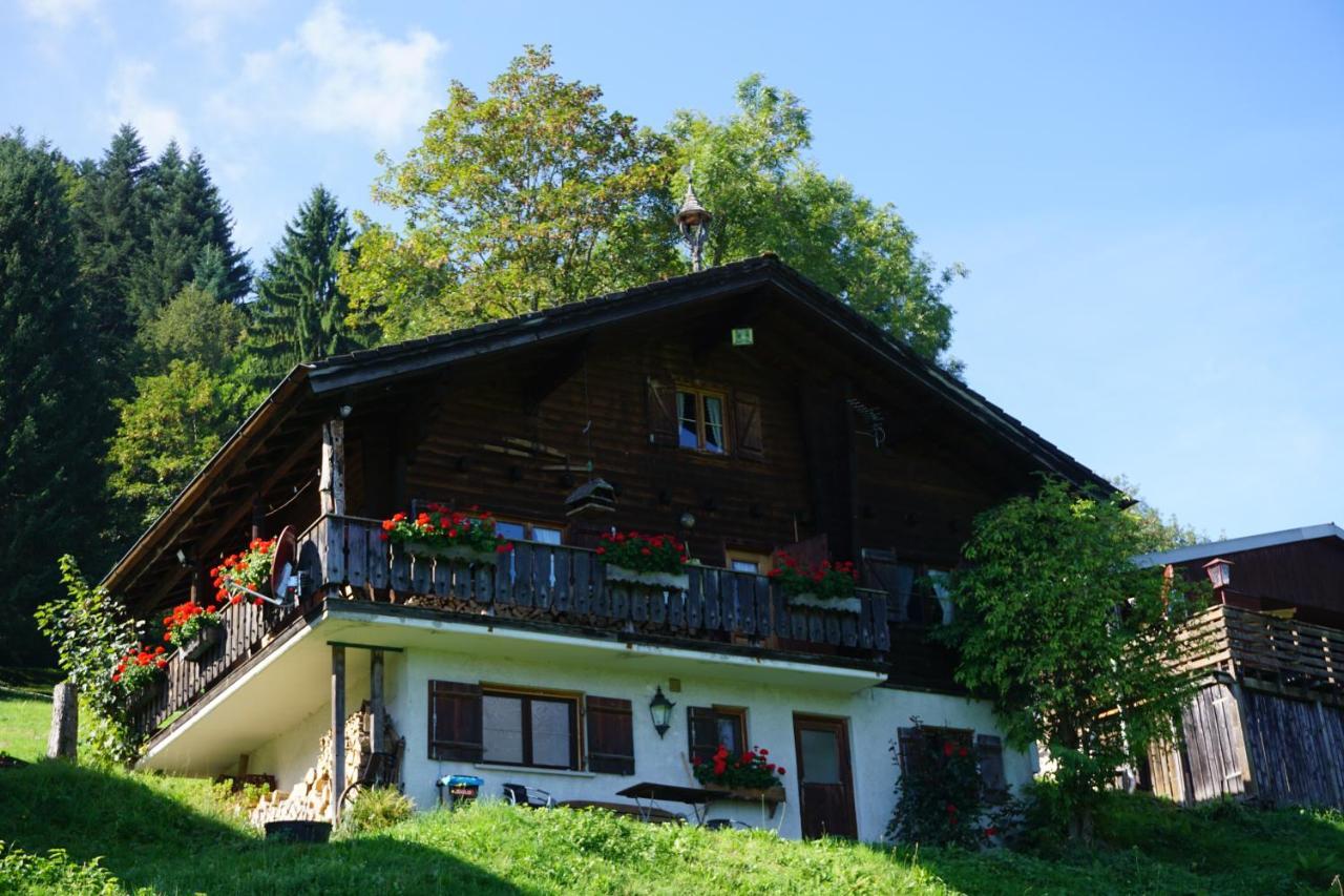 Ferienwohnungen Im Blockhaus Metzler Schwarzenberg im Bregenzerwald Esterno foto
