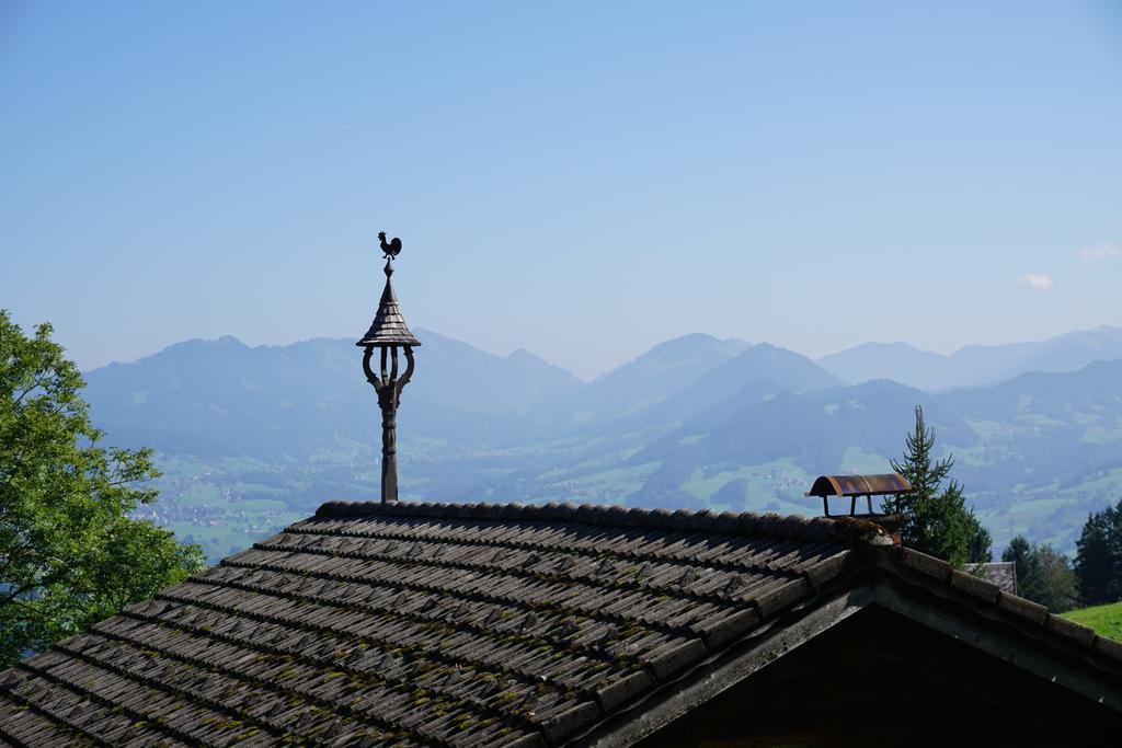 Ferienwohnungen Im Blockhaus Metzler Schwarzenberg im Bregenzerwald Esterno foto