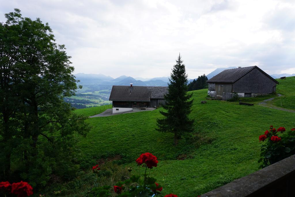 Ferienwohnungen Im Blockhaus Metzler Schwarzenberg im Bregenzerwald Esterno foto
